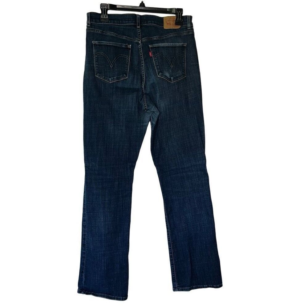 Levis Classic Bootcut Jeans Womens 10M W30 L32 Dark Wash Indigo Stretch